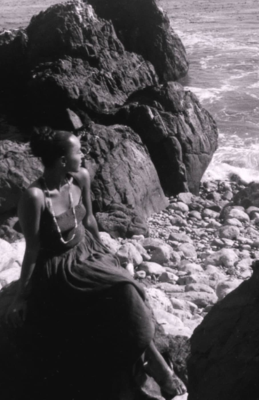 Cheyenne Kai Harding at the shore